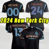 MLS Soccer Jerseys 2024 2025 New York City FC Home Away Away Nycfc 24 25 Thiago Moralez Talles Magno Keto fanowie Wersja piłka nożna koszule bramka