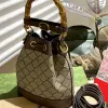 Designer Ophidia Emmertassen Dames Bamboe Gezamenlijke Schoudertas Luxe Mini Tote Lederen Emmer Tas Letter G Hardware Handtassen Crossbody Tas Portemonnee Portefeuilles