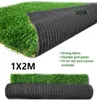 Tapis d'extérieur 1M2M, gazon artificiel pour Patios, décoration de paysage intérieur, gazon synthétique, tapis pour chien, zone d'animaux de compagnie, décoration de jardin 9155204