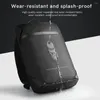 Backpack Slim Laptop Men 15.6 Inch Office Work Business Bag Unisex Black Ultralight Thin Mochila Bolsa Sac