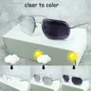 Mudança de cor Sunglasse Carter Elegante Pochromic 4 Temporada Óculos de Sol Duas Cores Lentes Shades Eyewear Diamond Cut Sunglass 2 Co309D