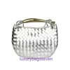 Bottgs Vents's Sardine Classic Designer Fashion Bag Handheld Dumpling Womens Small Silver Woven Design Crossbody Cloud Half Moon Tote With Real Logo