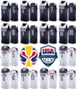 2019 Mistrzostwa Świata FIBA ​​Drużyna koszykówki US Kemba Walker Jerseys Donovan Mitchell Tatum Plumlee Turner Lopez Middleton Barnes4596956