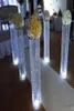 Piliers en cristal pour allée entière de mariage, support de passerelle de mariage, pièce maîtresse pour fête, décoration de mariage de noël, hauteur 120cm, 5622607