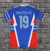 90 92 98 00 Joegoslavië retro STOJKOVIC voetbalshirts JOKANOVIC Mijatovic JUGOVIC MIHAJLOVIC MILOSEVIC SAVICEVIC PROSINECKI klassiek vintage uitvoetbalshirt