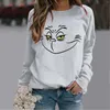 Kvinnors hoodies 2024 God julgrön hårig gr1nch grafisk sweatshirt party varm långärmad hoodie för både män och kvinnor