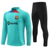 23 24 TUTA da calcio Barcellona barca calcio uomo e bambino SET ragazzi adulti LEWANDOWSKI PEDRI TRAINING SUIT 2023 2024 Tuta da allenamento Barcellona tute outfit