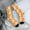 Chaussettes pour hommes Capybara avec une citrouille unisexe hiver Hip Hop Happy Street Style Crazy Sock