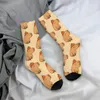 Men's Socks Capybara With A Pumpkin Unisex Winter Hip Hop Happy Street Style Crazy Sock