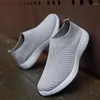 Casual Shoes Lightweight Comfortable Women's Soft Sole Sneakers Mesh Breathable Slip-On Loafers Big Size 35-43 5 Color