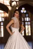 Vintage A Line Wedding Dresses One Shoulder Lace Appliques Bridal Gowns Puffy Sweep Train Bride Dress YD