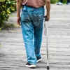 98cm telescópica bengala carga rolamento 250kg pólos de liga de alumínio anti-skid idosos cana caminhadas vara escalada ferramentas 240306