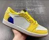 Travis X 1 Low OG Canary mens womens Basketball Shoes Yellow White Blue outdoor Sports Sneakers DZ4137-700 With Box Racer Blue-Light Silver-Gum Medium Brown
