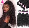 Indie Jerry Curl Human Hair Weave Weaving Curly Brazilian Maiaysian Indian Cambodian Jerry Curly 3PCS FAST DOBRYWA 4092770