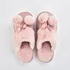 Slippers Cotton Women's Winter Thick Bottom Cute Indoor Warm Household Men's Non-slip Chaussure Femme