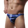 Underpants Men's Sexy Underwear Transparent See Through Shorts Lip Print Intimate Jockstrap Briefs Slip Lingerie Male House