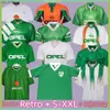 Fans toppar fotbollströjor Irland Retro Soccer Jersey Home Classic Vintage Irish Keane Football Shirth240309