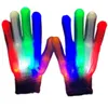 Gants électroluminescents LED, gants magiques colorés pour scène, clignotants, accessoires de spectacle