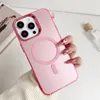 Magnetic Case for iPhone 15 Translucent Matte Slim Shockproof Anti-Fingerprint Protective Cover for iPhone 14 13 12 izeso