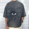 رجال tshirts frog drift streetwear أزياء العلامة التجارية House of Errors Foam Printing مفرطة في الصيف الفضفاضة قمم Tshirt للرجال 230906 525