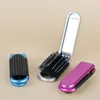 Brosse à cheveux pliante professionnelle avec miroir, peigne de poche portable, sac à main de voyage, peignes à cheveux pour femmes et hommes, outil de coiffure