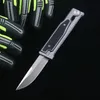 Theone balisong Free-Swing Folding knife D2 Blade CNC Aluminum Handle Radish Pocket Knives BM42 EDC Tools