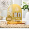 Calendrier de compte à rebours du Ramadan en acrylique, ornement Eid Mubarak, décoration Kareem pour la maison, décoration de fête musulmane islamique, cadeaux 240301