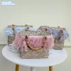 Factory Wholesale Ladies Sacs d'épaule 3 couleurs Bohemian Style Feather Edge Fashion Hands Sac à main Douce Holiday Holiday Paille Sac de plage d'été