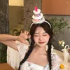 Hair Accessories Happy Birthday Hairband Funny Candle Women Hoop Cake Colorful Korean Style Headband Party Props