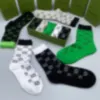 designer socks for men Socks Women's Classic Black, White Grey Solid Color Socks 5 Pairs/Box Football Basketball Leisure Sports Socks