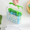 Kinderen Automatische Floss Box Grote Capaciteit Presstype Tanden Sticks Houder Herbruikbare Organizer Dispenser 240309