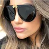 Zonnebril Vintage opvouwbare pilot zonnebril vrouwen luxe kristal merk oversize heldere brillen zonnebril mannen tinten oculos de 262t