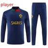 2023 2024 Portugal Men kids tracksuit soccer jerseys training suit RUBEN NEVES BRUNO RONALDO FERNANDES 23 24 football Sportswear suits kit