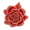 Цветок Роза с кружевом Силиконовая помадка Мыло 3D Форма для торта Кекс Желе Конфеты Шоколадные украшения Формы для инструментов для выпечки FQ19701921