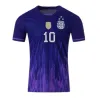 Fans version 2023 3 stjärnor Argentina Messis Soccer Jerseys 23 24 Dybala di Maria Martinez de Paul Maradona Fernandez Sports Footb