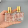 30 ml glas tom påfyllningsbar parfymflaska glas spray flaska bärbar rese kosmetisk förpackning flaska