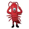 2024 Halloween Red Lobster Mascot Costume Fancy Dress Carnival Cartoon Temat Fancy Dress for Men Dame Festival sukienka