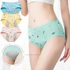 Kadın Panties 1 PCS Menstrüel Çocuk Karikatür Yumuşak Fizyolojik Uçaktasılar Kadın Dönem Kızları Sızıntı Kanıtı Pamuk Kılavuzları