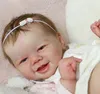 NPK Kit de boneca reborn de 21 polegadas Emmy Smile Sweet Baby Lifelike Soft Touch Peças inacabadas 240306