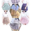 Robes d'été femmes Mini jupe Haruku mode coréenne doux mignon Kawaii jupe fille taille haute Plaid jupe plissée fille