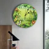 Настенные часы тропические джунгли мультфильм животные Lion Clog