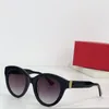 Nouveau design de mode lunettes de soleil œil de chat 0436S monture en acétate style simple et populaire lunettes de protection UV400 extérieures polyvalentes