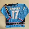 Aangepaste hockey jersey heren dames jong Atlanta''Thrashers''15 Dany Heatley 17 Ilya Kovalchuk Zach Bogosian Marian Hossa gestikt blauw marine wit