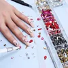 2500st Luxury Shiny Diamond Nail Art Rhinestones Crystal Decorations Set AB Glass 1st Pick Up Pen In Grids Box 21 Shape 240229