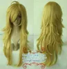 Yeni peruk cosplay külot ve stoklama ışık altın wig012349571286