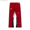 Designer Mens Pants Galleryes Depts Multi Panel Flared Women Sports Loose High Street Sweatpants Vintage Trousers Hip Hop DPW4