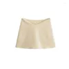 Skirts Girls Summer Sexy Short Korean Low Waist Office Ladies Mini Fashion Casual Solid Bodycon Y2K Clothes