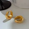 designer plated silver hoop earrings small circle vintage fashion earrings for women trendy earings for girls lady engagement gift 2024 zl137 F4