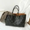 Designer tas Nieuwe Designer Handgemaakte Geweven Handtassen Dames Grote Capaciteit Tote Boodschappentassen Kunstleer Schoudertas Luxe Merk B294c