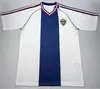 1990 1991 1992 Maillots de football de Yougoslavie rétro MILOSEVIC STOJKOVIC 90 91 92 98 00 Chemises de football vintage à domicile Uniformes Classiques